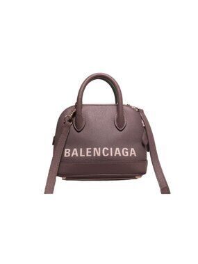 Balenciaga Leather Ville Top Handle Handbag